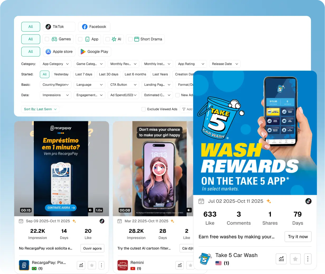 从广告数据找到热门应用