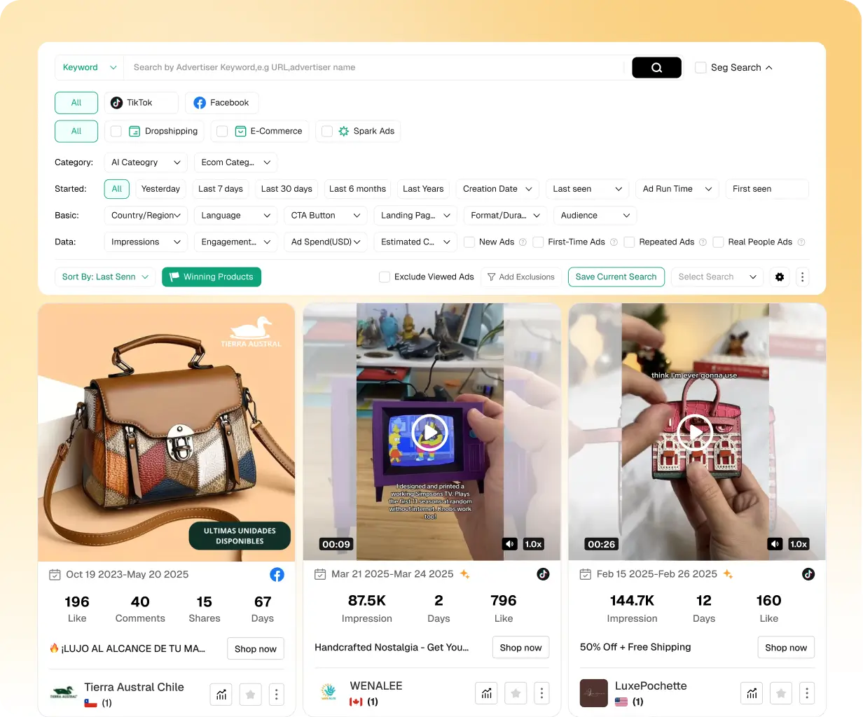 Encontre produtos vencedores comprovados