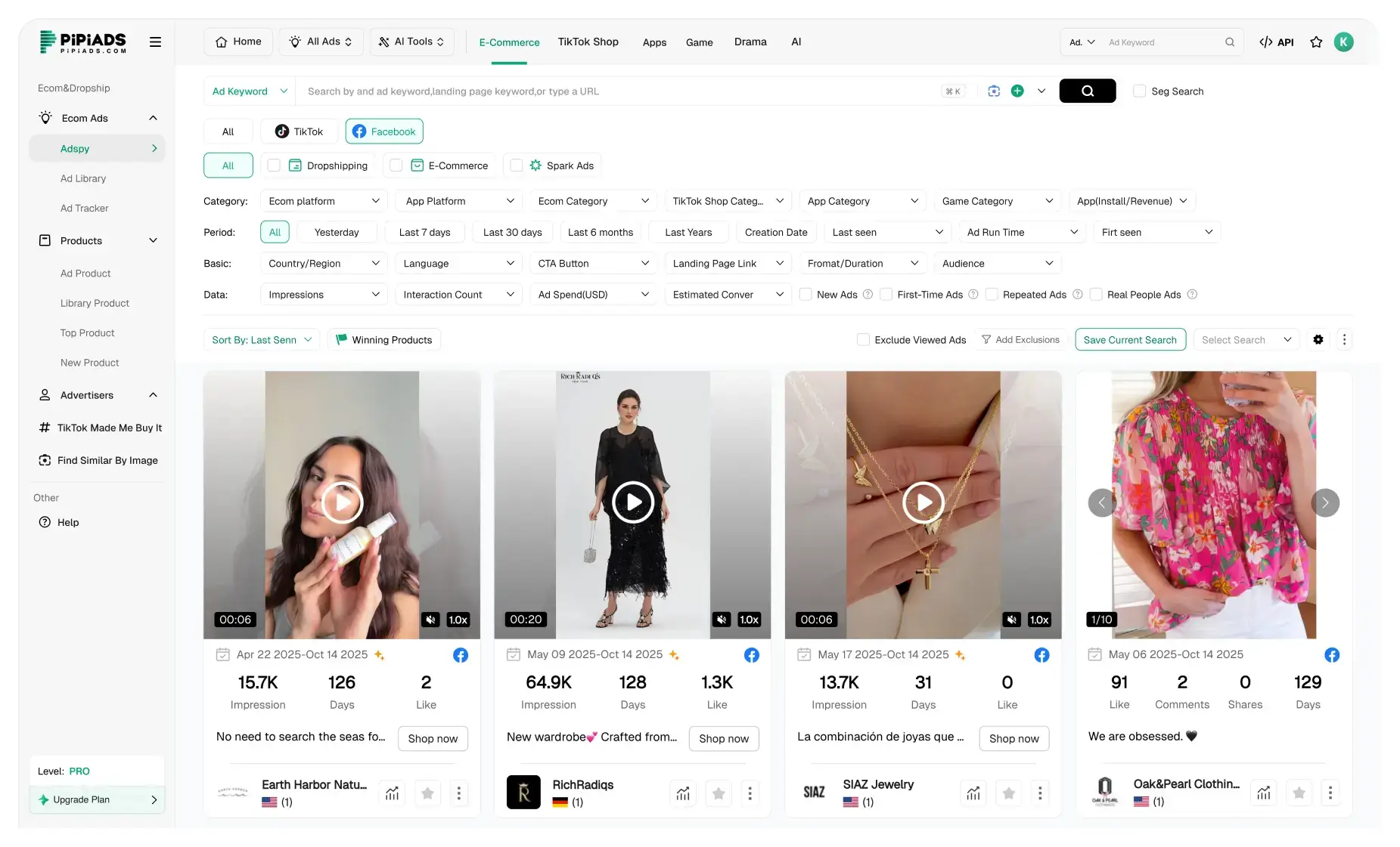 Anúncios Facebook E-commerce