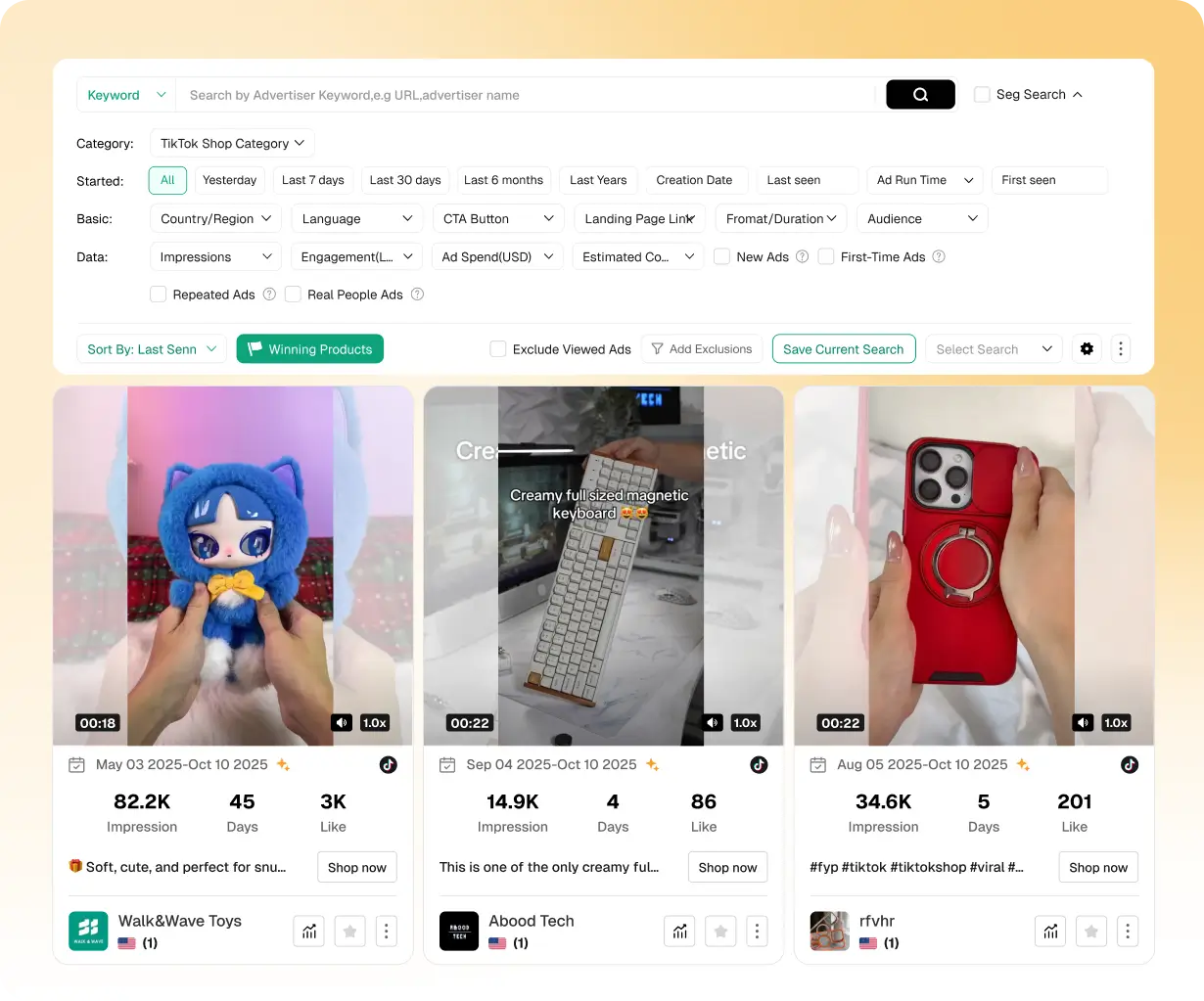 Vind Winnende TikTok Shop Producten