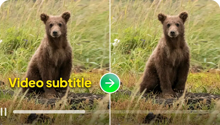 Удаление в Видео